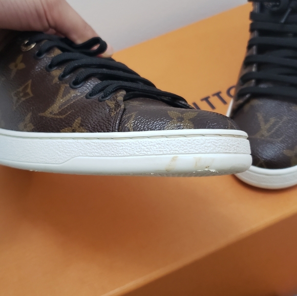 100% Authentic Louis Vuitton FrontRow canvas sneaker, Sz 38 - Picture 5 of 12